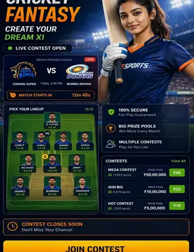 Nn55bet (nn 55 bet) fantasy cricket & matchday visual 3